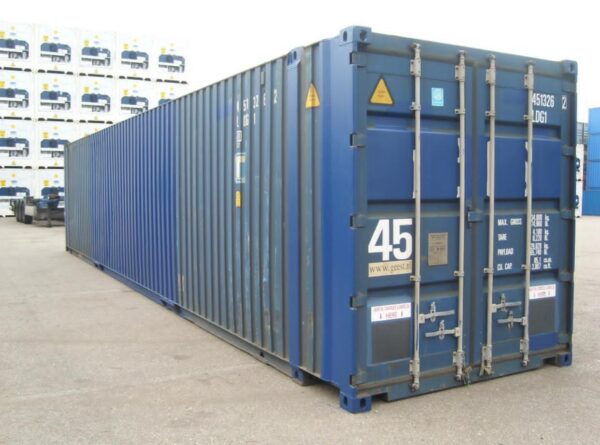 Contenitore Marittimo Usato 45 Piedi High Cube – Grande Capacità e Affidabilità.