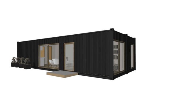 Casa Container Moderna di 60 m² con 3 Camere da Letto - immagine 11