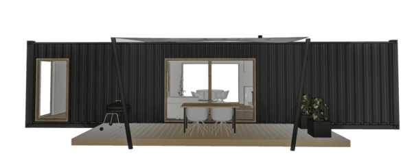Casa Container Moderna di 60 m² con 3 Camere da Letto - immagine 10
